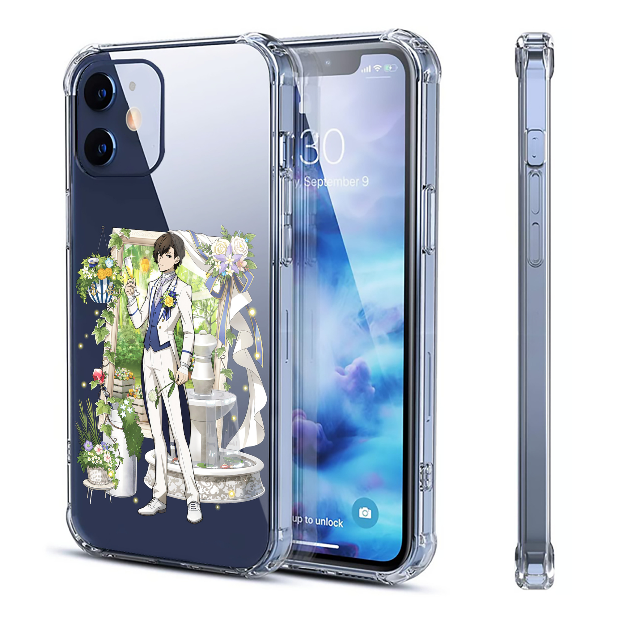 （画像用） 文豪ストレイドッグス Bungo Stray Dogs 【iPhone 12シリーズ対応】透明スマホケース（クリアソフトケース）